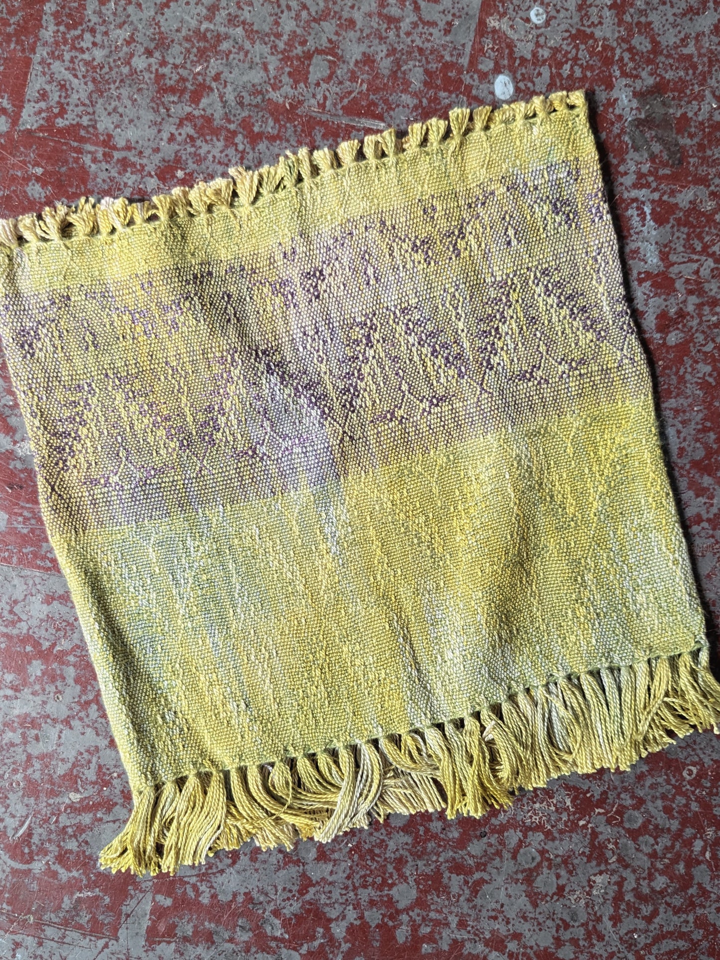 "luminescence" handwoven silk cowl