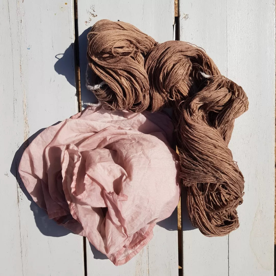 naturally dyed fibres