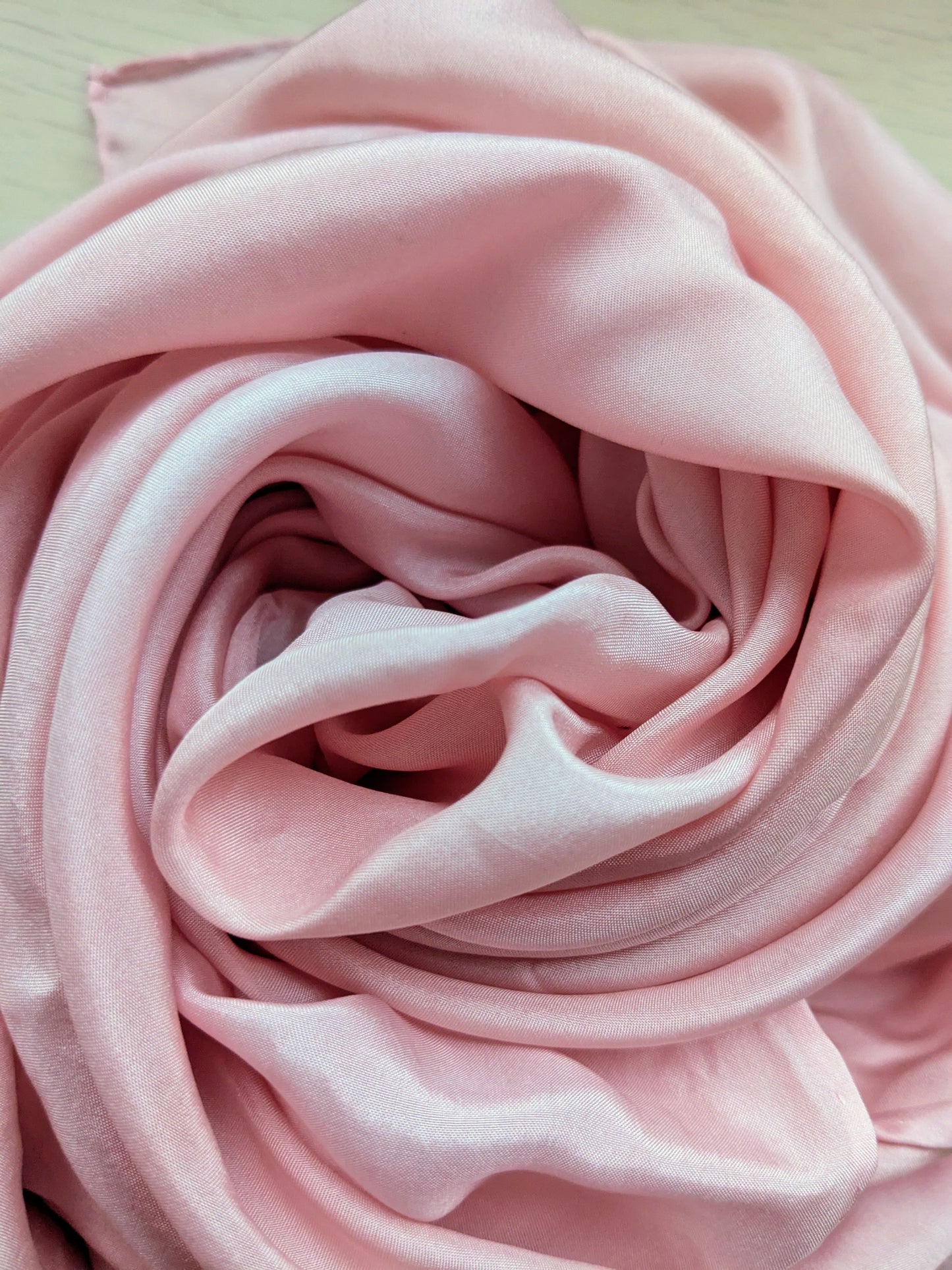 cochineal naturally dyed silk scarf (A)