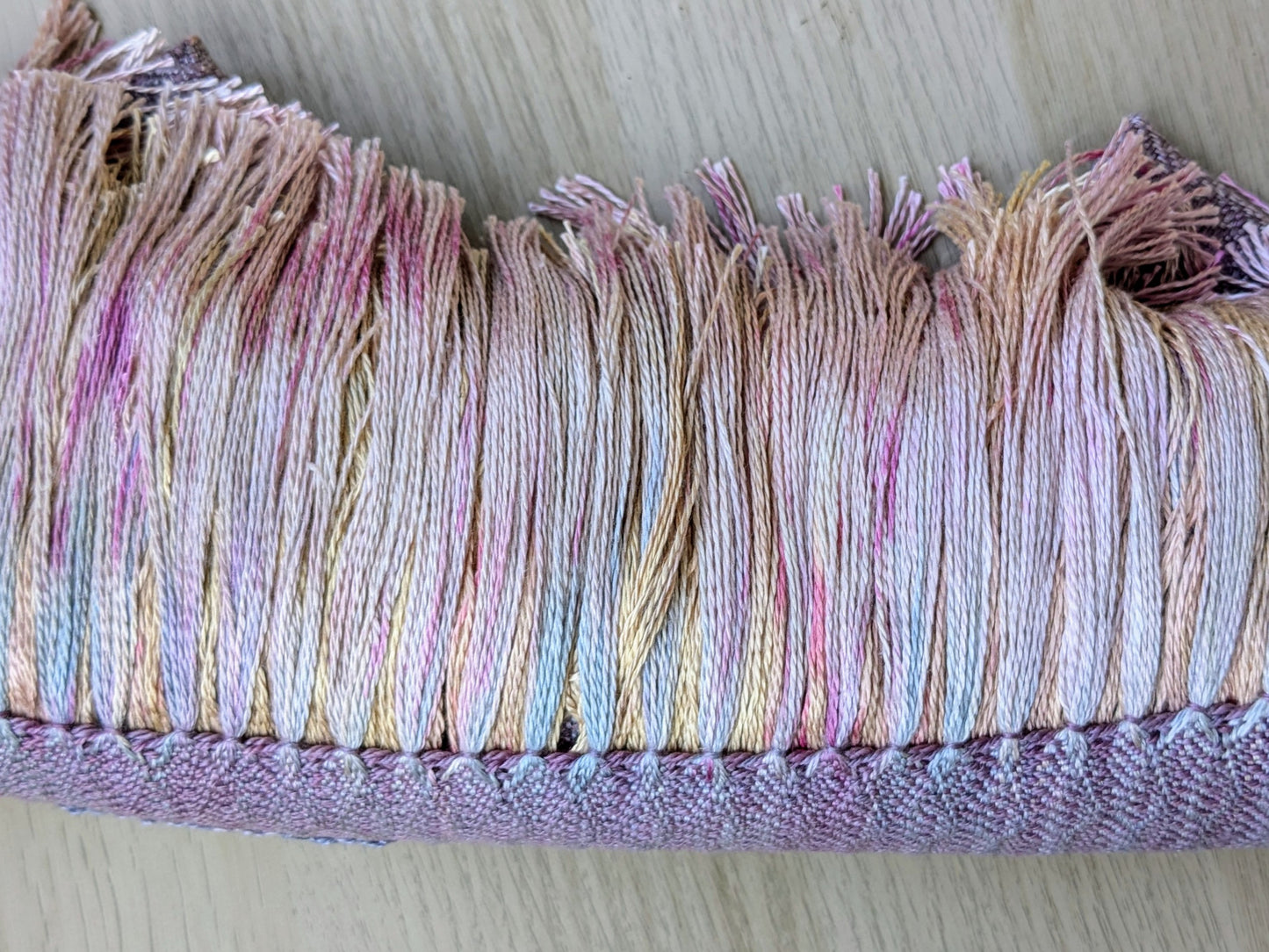"dragon's wing" handwoven shawl