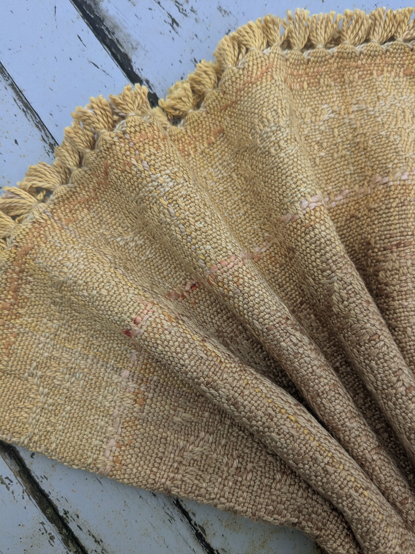 "autumnal equinox" all silk handwoven cowl