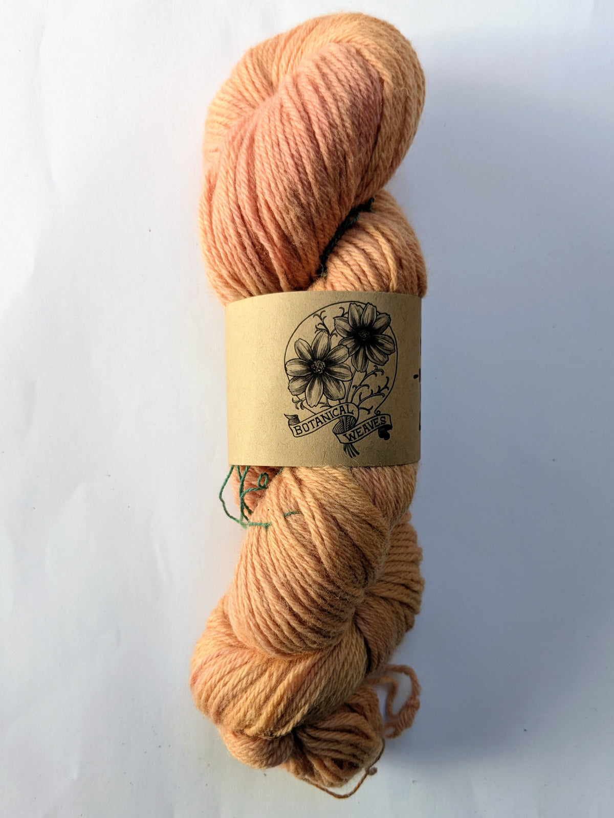 yarn: naturally dyed with cochineal & coreopsis flowers