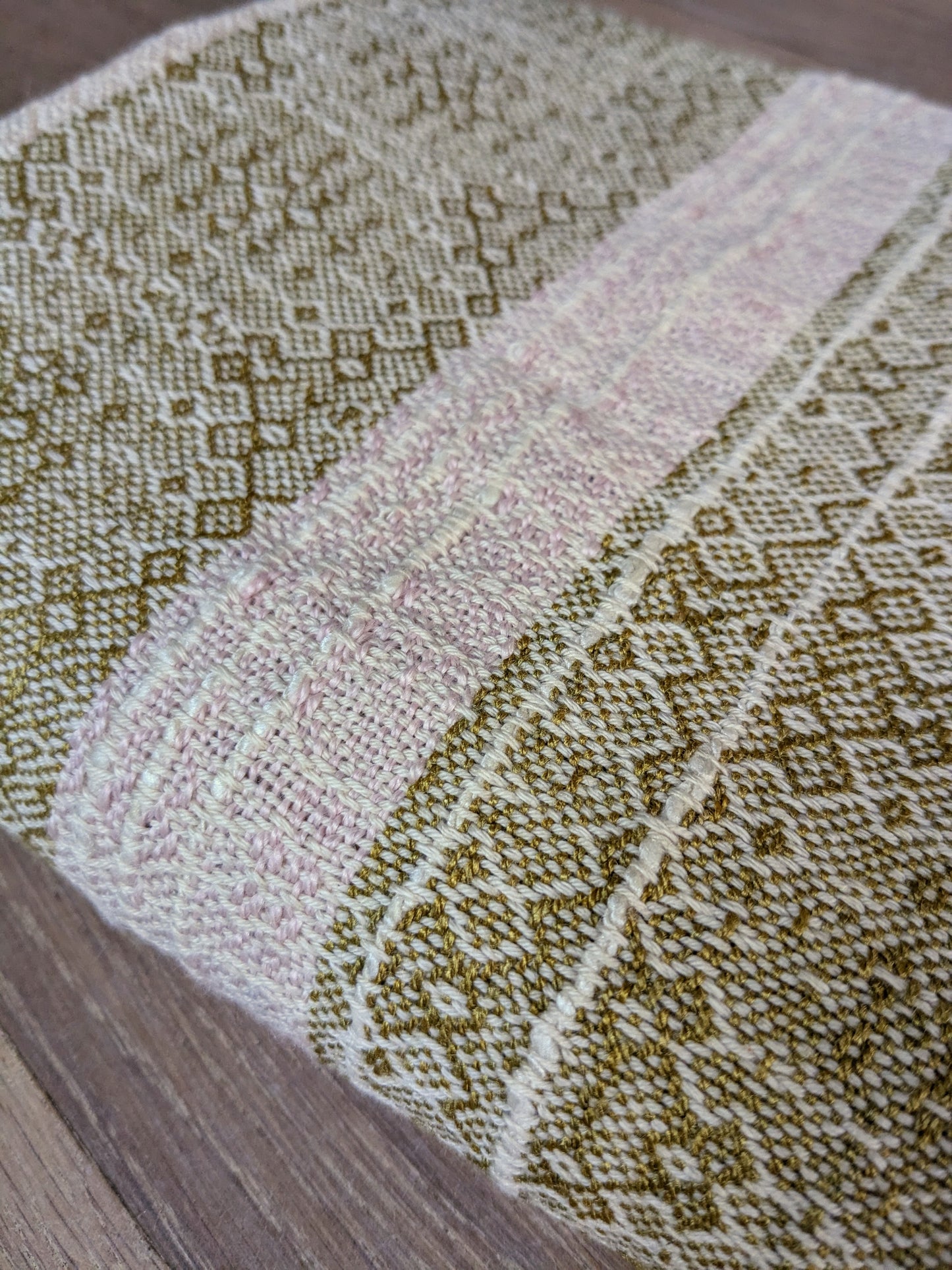 "late springtime" handwoven shawl