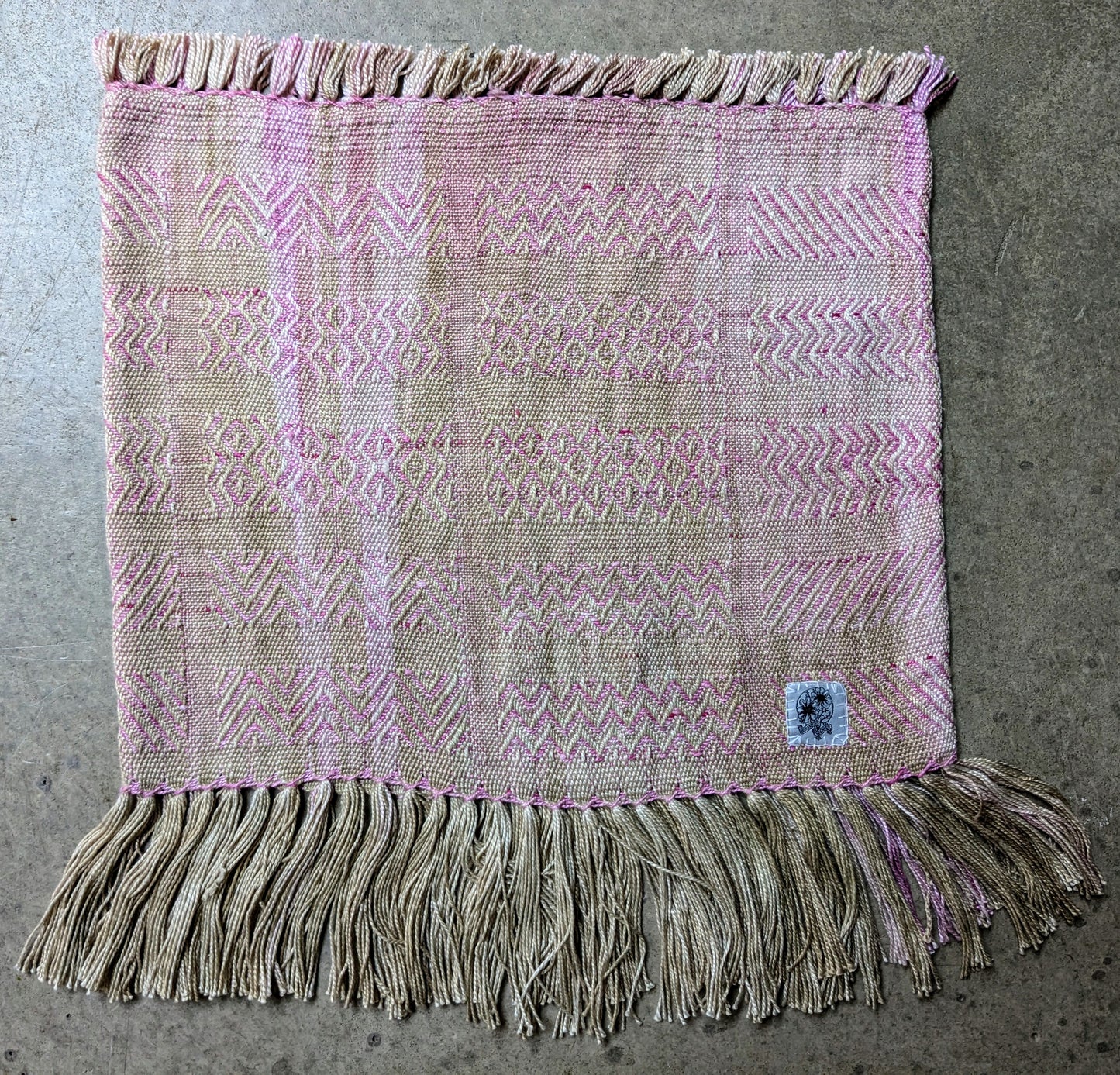 "pink-est" handwoven cowl