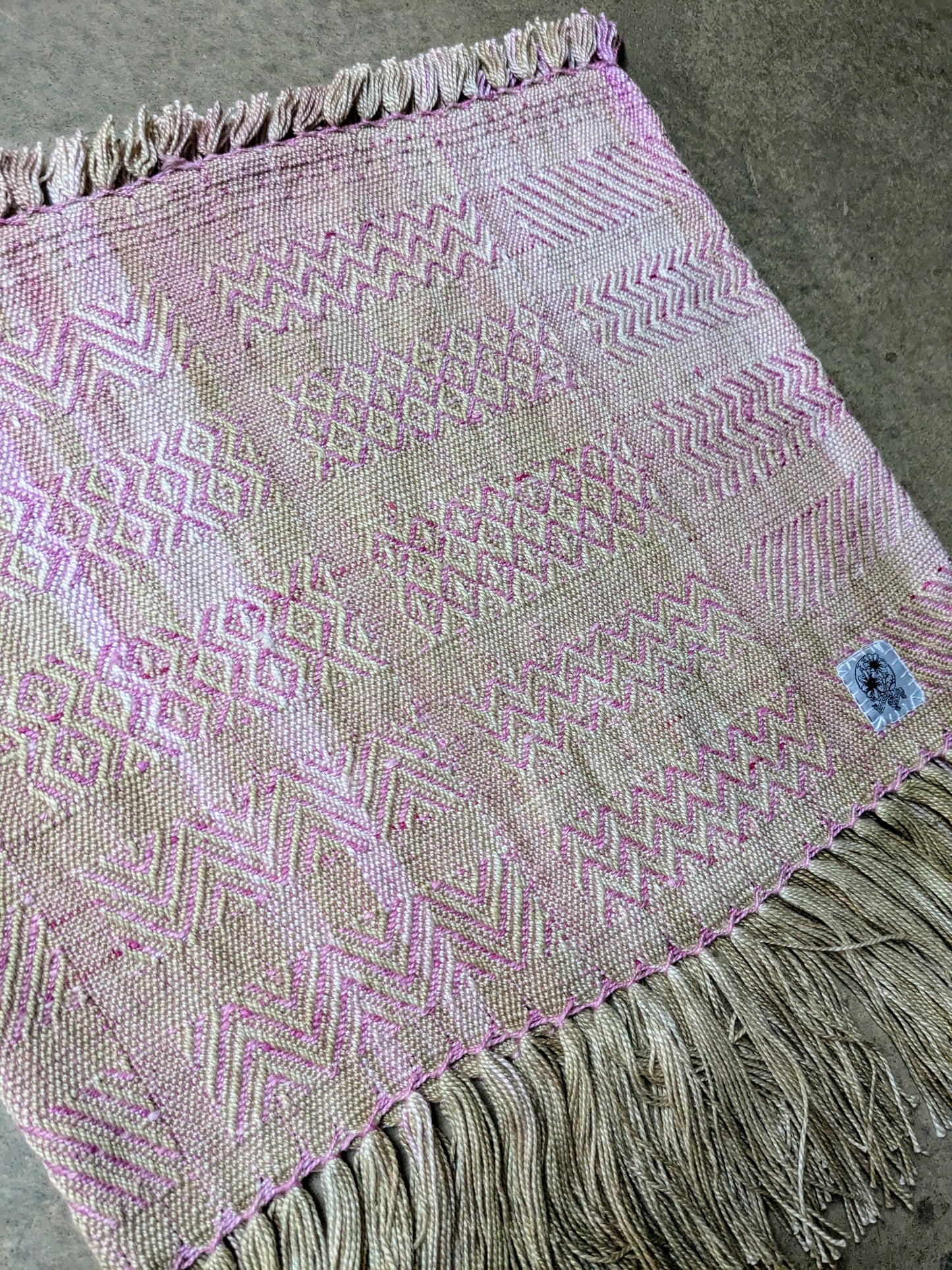 "pink-est" handwoven cowl